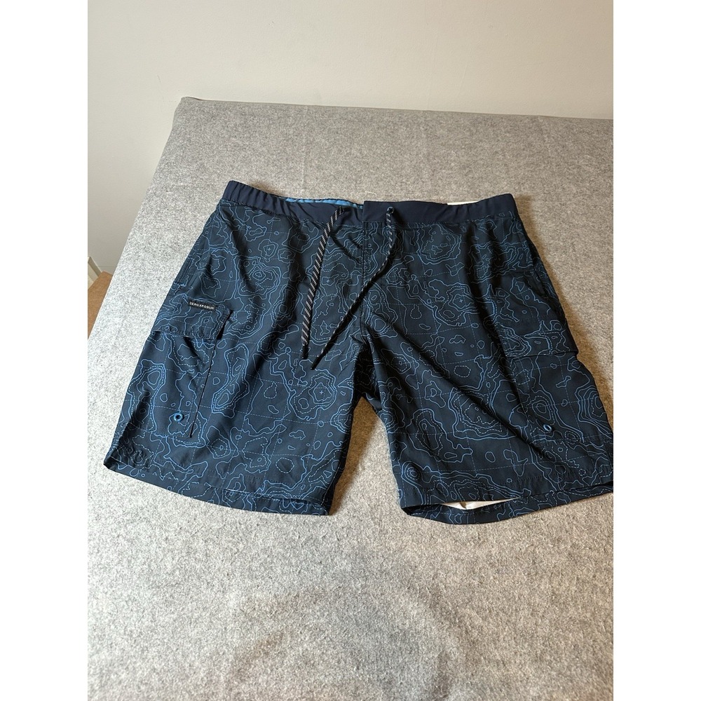 ZeroXposur Men's Swim Trunks Size XL UV Protection Navy Blue NWT